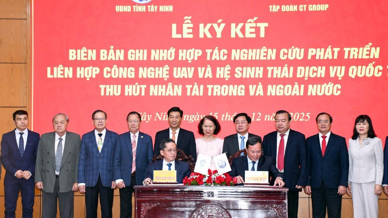 Tay Ninh Partners with CT Group to Create a Model Unmanned Aerial Vehicles