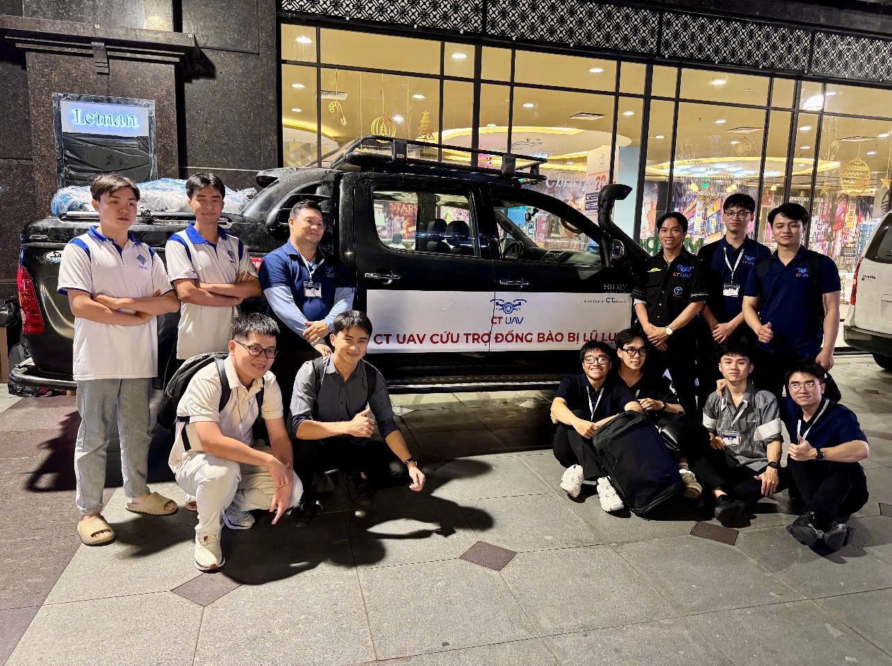 CT Group Relief Team Deploys UAV to Deliver Supplies and Assist Flood-Affected Residents