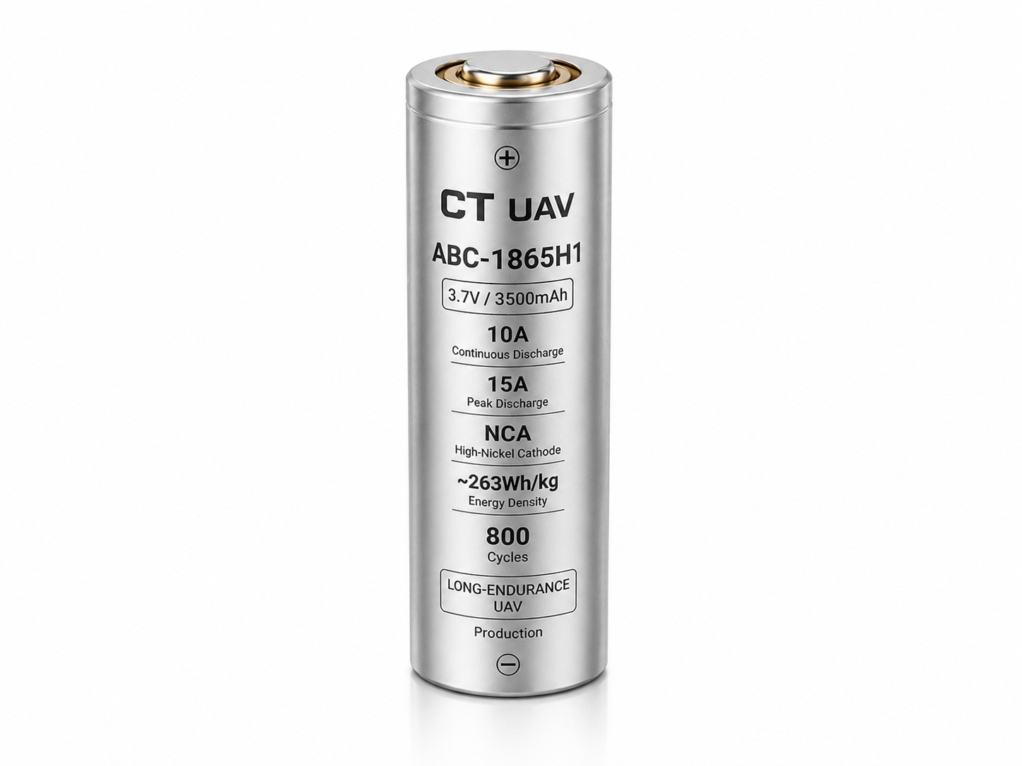 CT UAV ABC-1865H1 — Cylindrical Cell